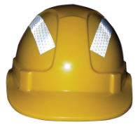 ON SITE SAFETY REFLECTIVE STICKERS ( SET 2 CURVE + 1 STRAIGHT STICKERS)